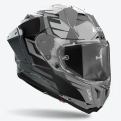 Casco Integrale Airoh Gp800 Master Grigio Metalizzato Lucido