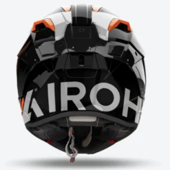 Casco Integrale Airoh Gp800 Must Arancione Lucido