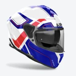 Casco Integrale Airoh Spark 2 Dart Blu Rosso Lucido