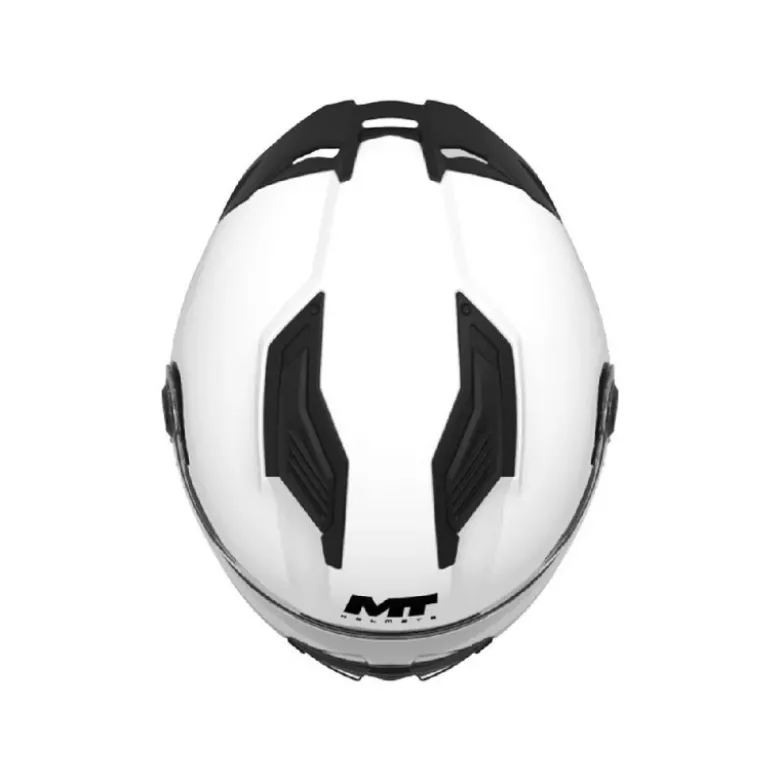 Casco Integrale Bambino Mt Helmets Ff126 Stinger 2 A0 Pure Perla Bianco Lucido