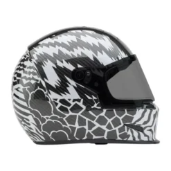 Casco Integrale Bell Eliminator Carbon Death Spray LTD Bianco Nero