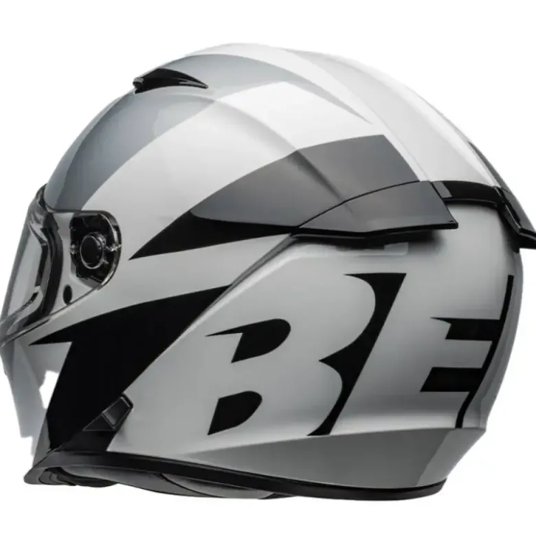 Casco Integrale Bell Lithium 2025 Shear Argento Bianco