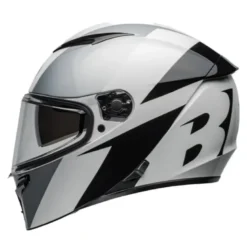 Casco Integrale Bell Lithium 2025 Shear Argento Bianco