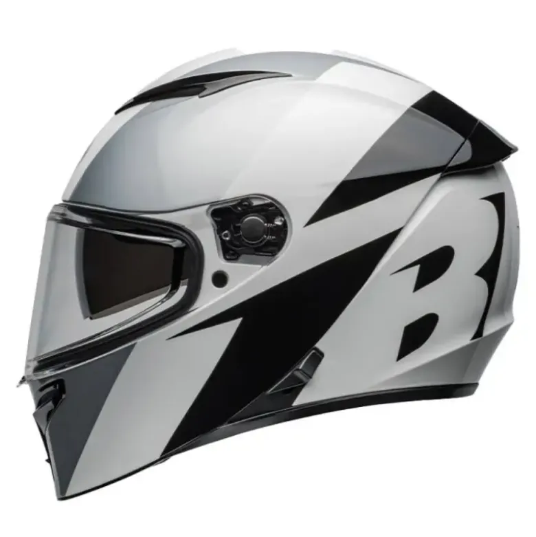 Casco Integrale Bell Lithium 2025 Shear Argento Bianco