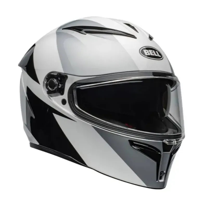 Casco Integrale Bell Lithium 2025 Shear Argento Bianco