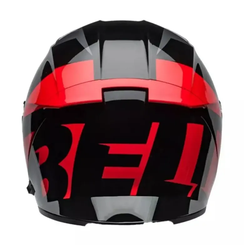 Casco Integrale Bell Lithium 2025 Shear Grigio Metallizzato Rosso