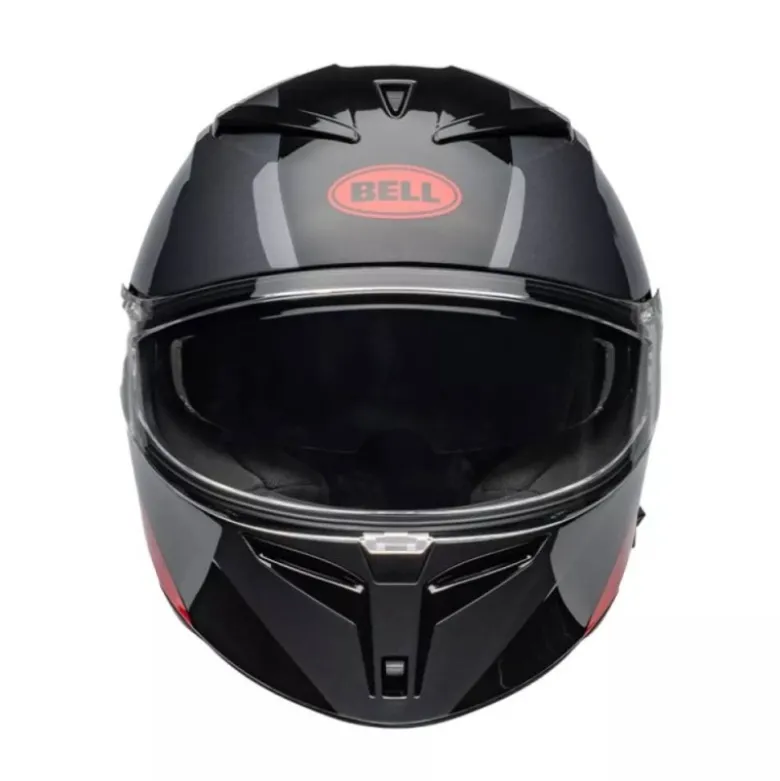 Casco Integrale Bell Lithium 2025 Shear Grigio Metallizzato Rosso