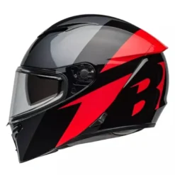 Casco Integrale Bell Lithium 2025 Shear Grigio Metallizzato Rosso