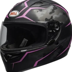 Casco Integrale Bell Qualifier Stealth Camo Nero Rosa Opaco