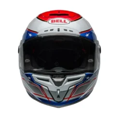 Casco Integrale Bell Race Star Flex 2024 Beaubier Bianco Blu Rosso