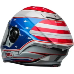 Casco Integrale Bell Race Star Flex 2024 Beaubier Bianco Blu Rosso