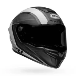 Casco Integrale Bell Race Star Flex DLX Tantrum2 Nero Opaco Bianco Lucido