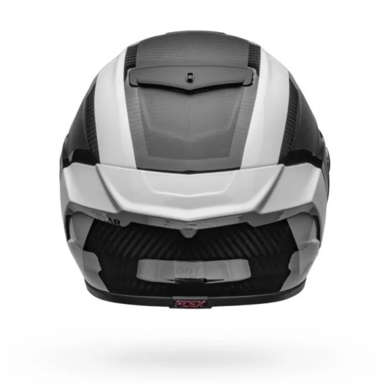 Casco Integrale Bell Race Star Flex DLX Tantrum2 Nero Opaco Bianco Lucido