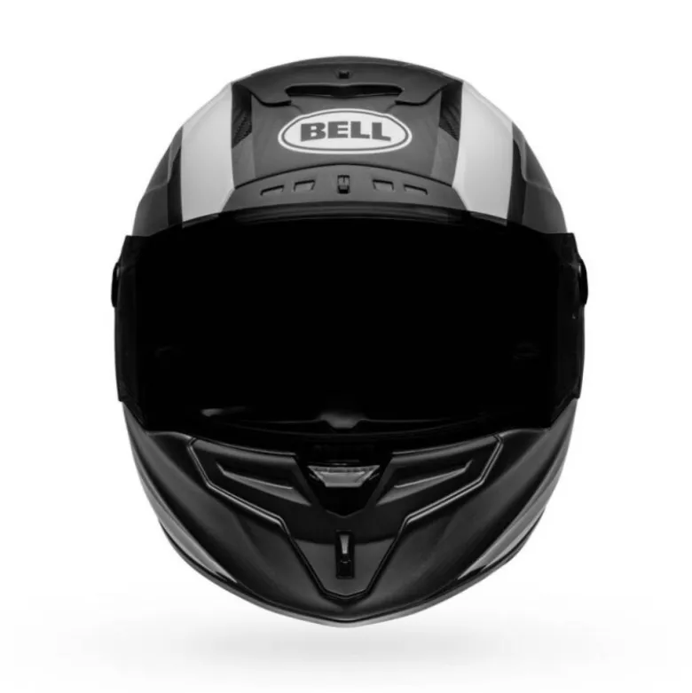 Casco Integrale Bell Race Star Flex DLX Tantrum2 Nero Opaco Bianco Lucido