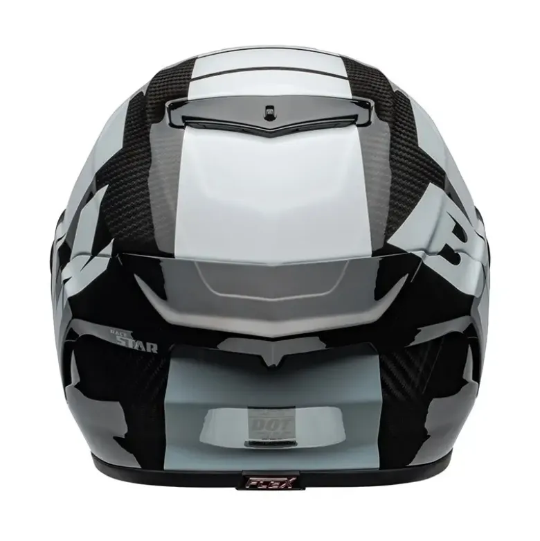 Casco Integrale Bell Race Star Flex 2024 Offset Nero Bianco