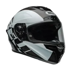Casco Integrale Bell Race Star Flex 2024 Offset Nero Bianco