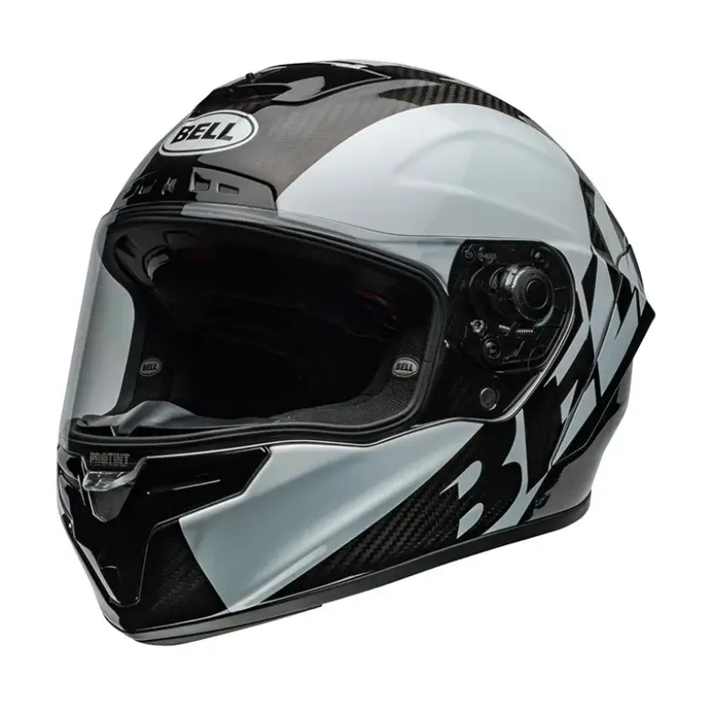 Casco Integrale Bell Race Star Flex 2024 Offset Nero Bianco