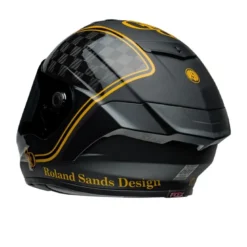 Casco Integrale Bell Race Star Flex 2024 Roland Sand Design Player Nero Oro