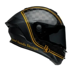 Casco Integrale Bell Race Star Flex 2024 Roland Sand Design Player Nero Oro