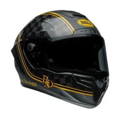 Casco Integrale Bell Race Star Flex 2024 Roland Sand Design Player Nero Oro
