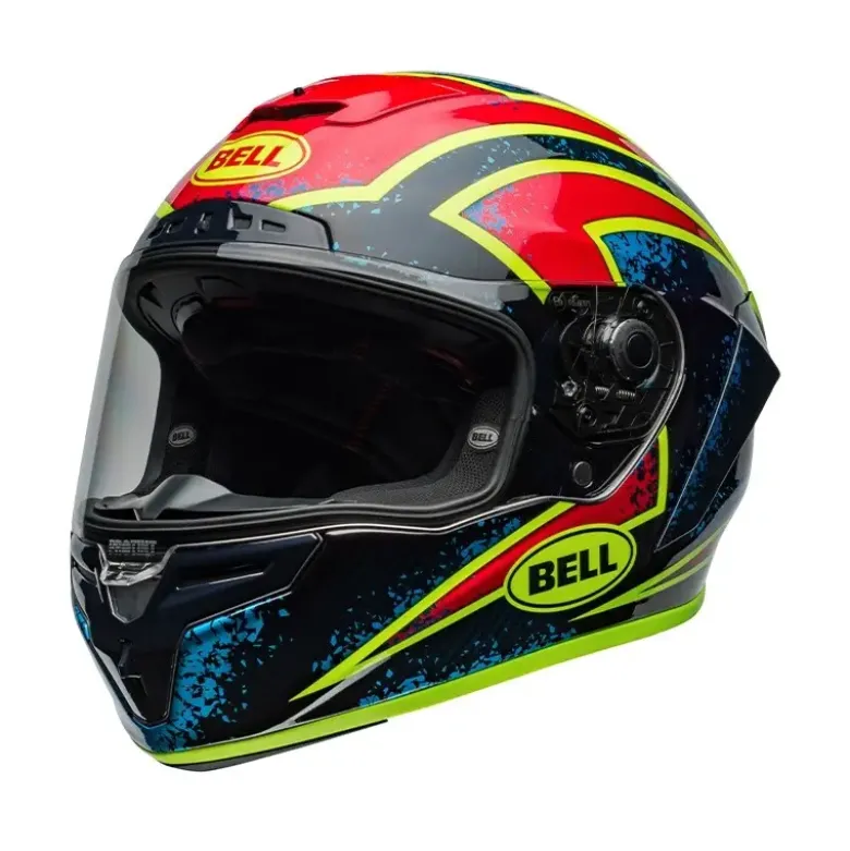 Casco Integrale Bell Race Star Flex 2024 Xenon Blu Retina