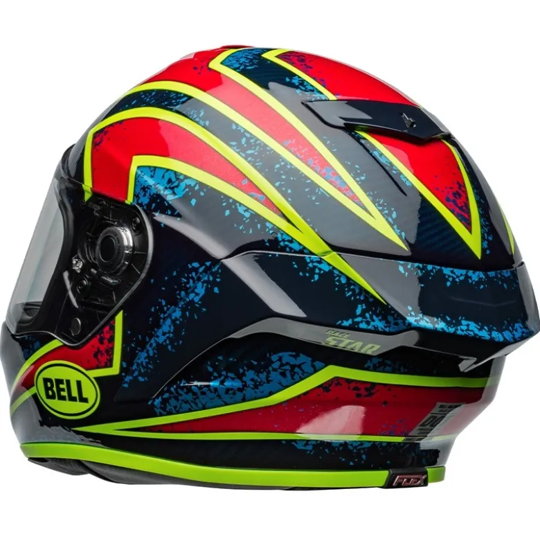 Casco Integrale Bell Race Star Flex 2024 Xenon Blu Retina