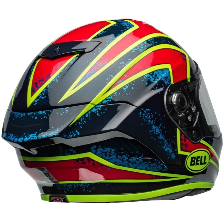 Casco Integrale Bell Race Star Flex 2024 Xenon Blu Retina