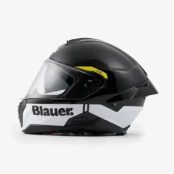 Casco Integrale Blauer FF01 Nero Bianco Lucido