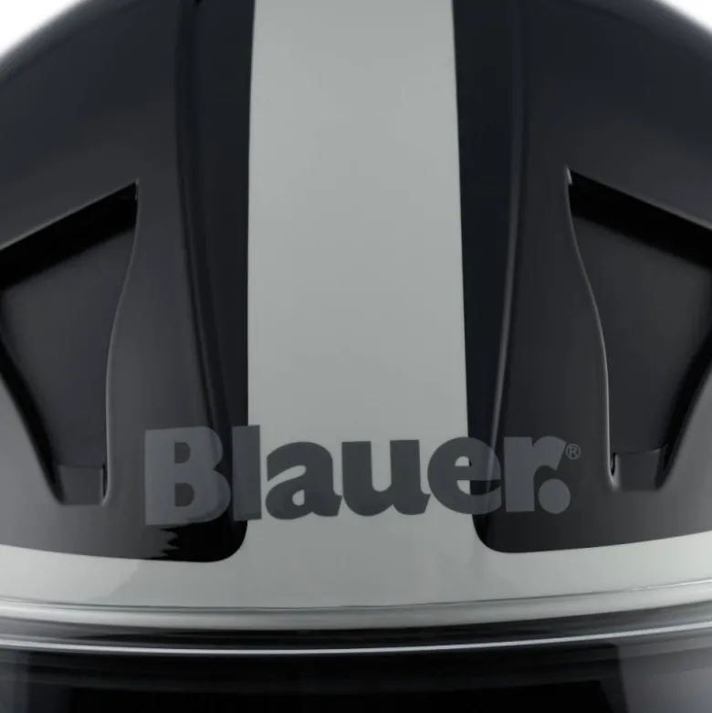 Casco Integrale Blauer NF01 Naca Grafica B Nero Lucido