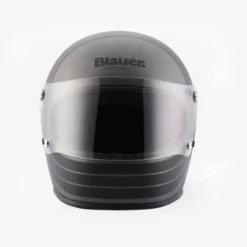 Casco Integrale Blauer 80s Titanio Nero Opaco