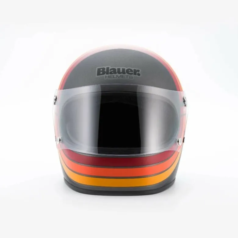 Casco Integrale Blauer 80s Titanio Opaco ECE22-06