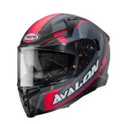 Casco Integrale Caberg Avalon X Optic Nero Opaco Grigio Rosso