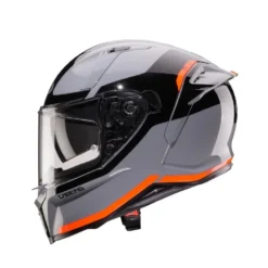 Casco Integrale Caberg Avalon X Pure Grigio Nero Rosso Fluo