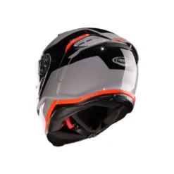 Casco Integrale Caberg Avalon X Pure Grigio Nero Rosso Fluo