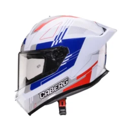 Casco Integrale Caberg Roxter Colt Bianco Rosso Blu Grigio