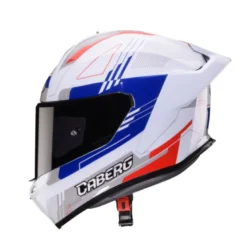 Casco Integrale Caberg Roxter Colt Bianco Rosso Blu Grigio