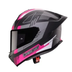 Casco Integrale Caberg Roxter Colt Nero Opaco Fucsia Bianco