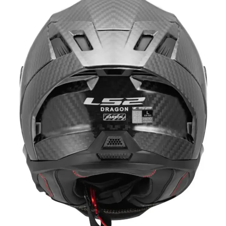 Casco Integrale Carbonio LS2 FF807 Dragon Carbon Opaco