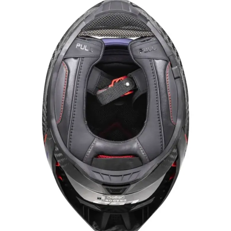 Casco Integrale Carbonio LS2 FF807 Dragon Carbon Opaco