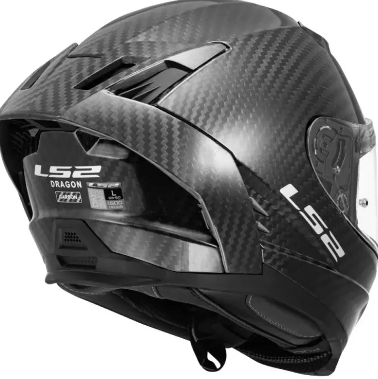 Casco Integrale Carbonio LS2 FF807 Dragon Carbon Opaco