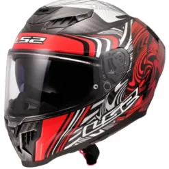 Casco Integrale Carbonio LS2 FF807 Dragon Enthum Rosso