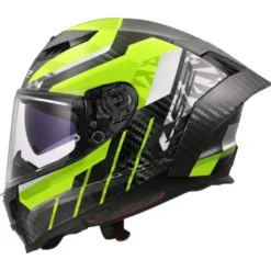 Casco Integrale Carbonio LS2 FF807 Dragon Trax H-V Giallo