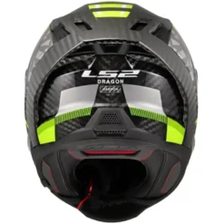 Casco Integrale Carbonio LS2 FF807 Dragon Trax H-V Giallo