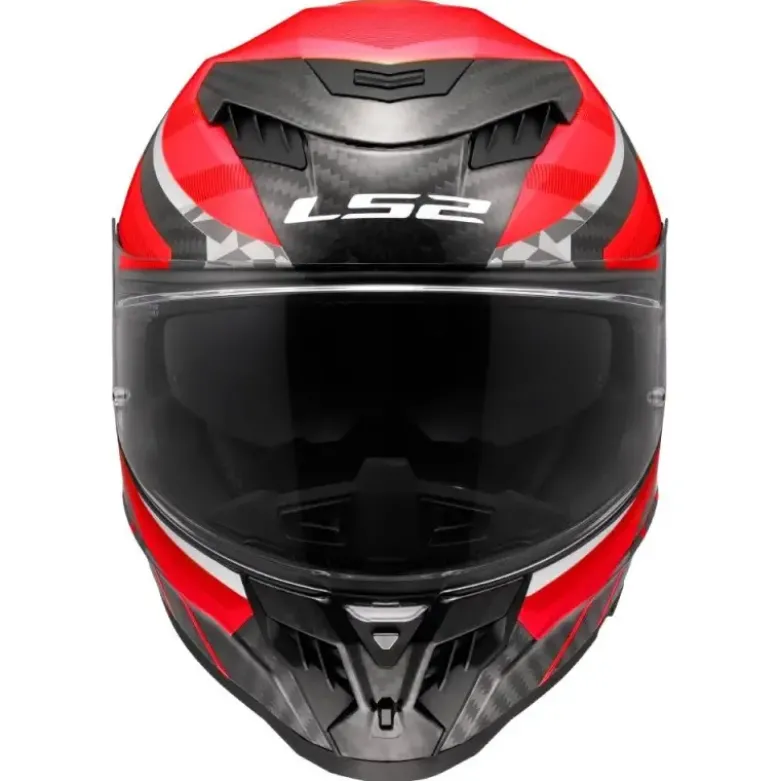 Casco Integrale Carbonio LS2 FF807 Dragon Trax Rosso