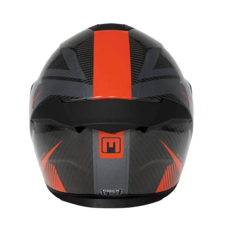 Casco Integrale Carbonio MPH Tiger C RS Carbon Titanio Rosso