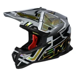 Casco Integrale Cross SMK ALLTERRA X-ACES Nero Oro