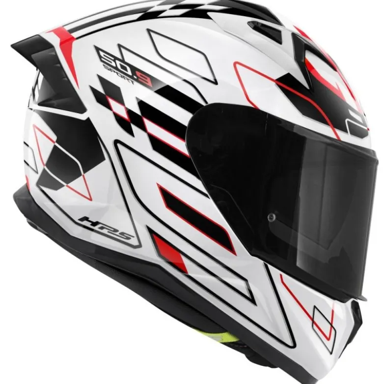 Casco Integrale Givi 50.9 Assault Bianco Nero Rosso
