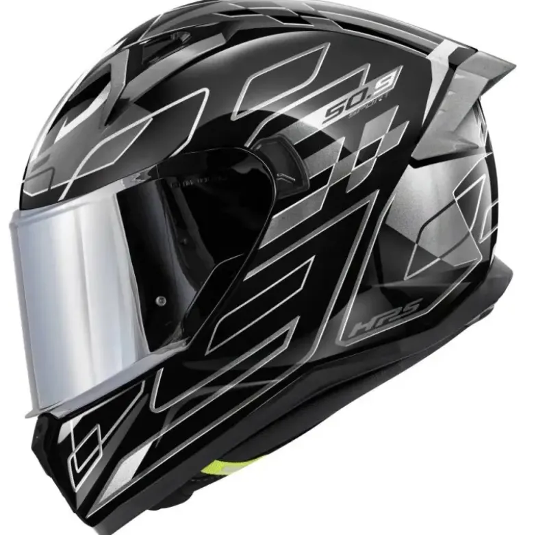 Casco Integrale Givi 50.9 Assault Nero Titanio Argento