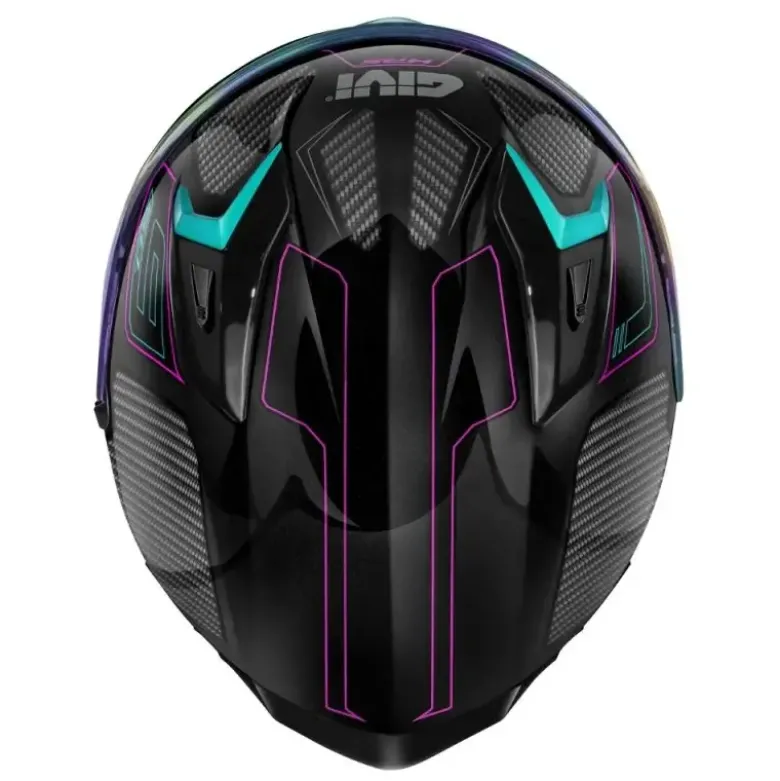 Casco Integrale Givi 50.9 Enigma Nero Titanio Rosa