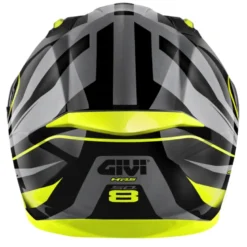 Casco Integrale Givi 50.8 Racer Nero Opaco Titanio Giallo